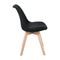 Chair Fabric Black (assembled cushion) 49x57x82cm ΖWW Martin