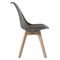 Chair PP Sand Beige (Metal cross) / not assembled cushion 48x56x82cm ΖWW Martin