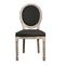 Σετ 2 τμχ Καρέκλα Decape/Ύφασμα Μαύρο 49x55x95cm ZWW Jameson Ε752,3