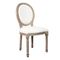 Σετ 2 τμχ. Καρέκλα Decape/PU Άσπρο 49x55x95cm ZWW Jameson  Ε752,1P