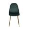 Chair Gold Metal/ Green Velure 45x54x85cm ZWW Celina
