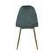 Chair Gold Metal/ Green Velure 45x54x85cm ZWW Celina