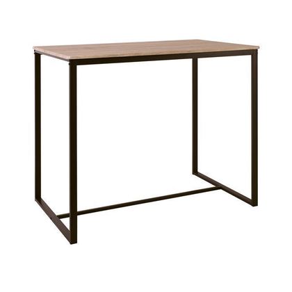 Τραπέζι BAR Μέταλλο Βαφή Σκούρο Καφέ / Sonoma 100x60x86cm ZWW Henry ΕΜ9795,1Τ