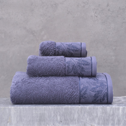 Σετ πετσέτες 3τμχ. Rythmos Bella/ Dark Blue