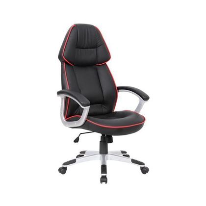 Bucket Office Chair Black (Red Line) Pu 68x72x122/132cm ZWW BF7900