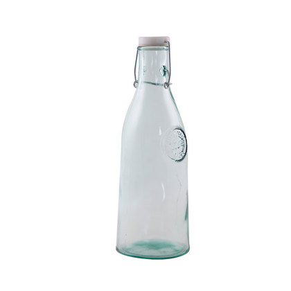 Μπουκάλι Νερού Από Ανακυκλωμένο Γυαλί Με Πλαστικό Καπάκι NEF-NEF Authentic 1L 028503