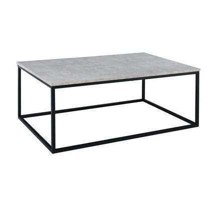 Coffee Table Metal Black/ MDF 115x75x45cm ZWW Texas ΕΜ744
