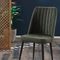 Chair Green Fabric/ Metal Brown 46x49x92cm Fidelio Delux