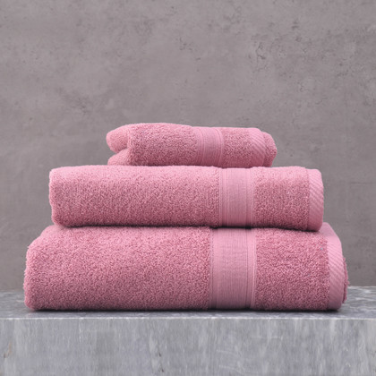 Face Towel 50x90cm Cotton Rythmos Rythmos Illusion/ Pomegranate
