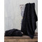 Σετ Πετσέτες Μπάνιου 3τμχ. 30x50cm, 50x90cm & 70x140cm Βαμβάκι Rythmos Illusion/ Μαύρο