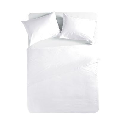 Fitted Bed Sheet 180x200+35cm Cotton NEF-NEF Basic/ White 024424