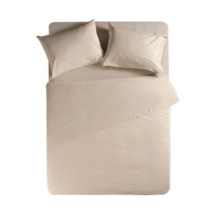 Flat Bed Sheet 240x270cm Cotton NEF-NEF Basic/ Beige 011709