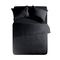 Σεντόνι Ημίδιπλο Μεμονωμένο Με Λάστιχο 120x200+30cm Βαμβάκι NEF-NEF Basic/ Black 016797