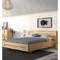 Κρεβάτι διπλό Confidence 177x210εκ. ( για στρώμα 160x200εκ. ) Artisan Oak