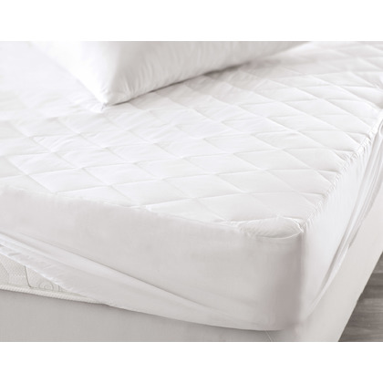 Quilted Mattress Protector 160x200+30cm Cotton/ Polyester Rythmos 130​