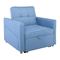 Armchair-Bed/ Fabric Blue 82x93x90cm/ Bed 60x175x46cm ZWW Symbol