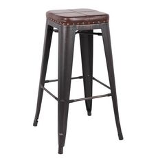 Product partial relix barstool brown