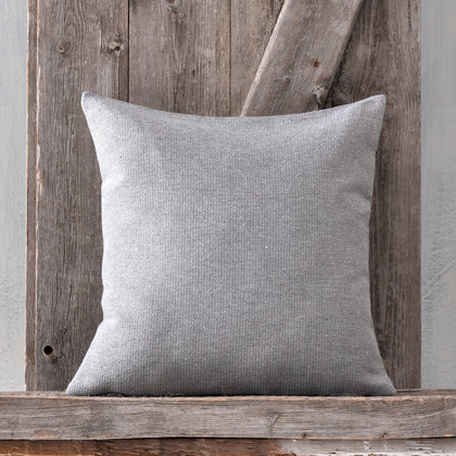 Decorative Pillowcase 40x40cm Cotton/ Polyester Rythmos Echo/ Grey