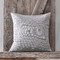 Decorative Pillowcase 40x40cm Cotton/ Polyester Rythmos Echo/ Grey