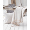 Decorative Pillowcase 40x40cm Cotton/ Polyester Rythmos Caleb/ Ecru