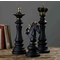 Διακοσμητική Φιγούρα Σκάκι 42cm Natural Home Βασιλιάς/ Μαύρο