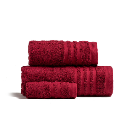 Face Towel 50Χ100 Melinen Premio Bordeaux 100% Cotton 