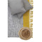 Carpet 70x140 Royal Carpet Duppis Urban Cotton Kilim Flitter Yellow​ Cotton