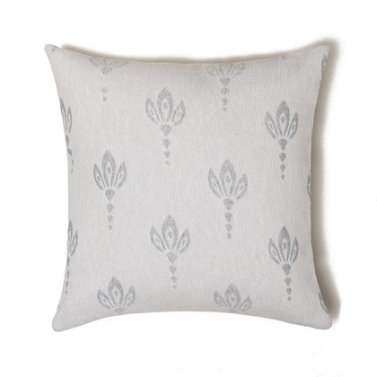 Decorative Pillow Case 40x40 Melinen Emilia Grey 100% COTTON