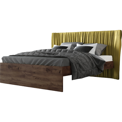 Κρεβάτι Υπέρδιπλο 150x200cm Sarris Bros Queen/ Chestnut
