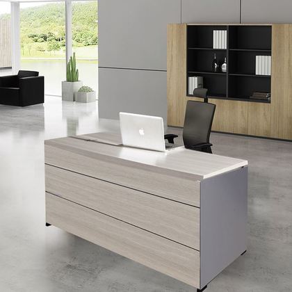 PROGRESS Desk 140x80 Elm/Grey