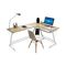 PROGRESS Desk 160x140cm Elm/Grey with reversible angle