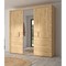 Ντουλάπα με 3 πόρτες & καθρέφτη Confidence 220x59x222εκ. Artisan Oak