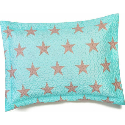 Set Of 2 Pillowcases 50x70 Melinen Kids Line Stars Boy Microfiber 