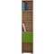 Kid's Bookcase With a Closet 40x30x180cm Sarris Bros/ Oak-Light Green