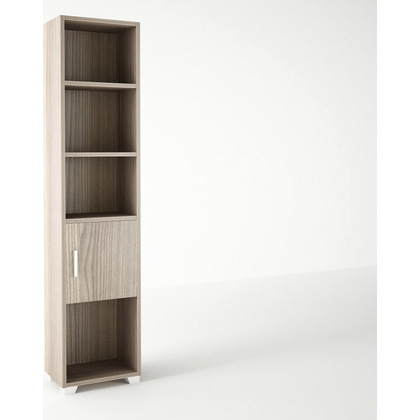 Kid's Bookcase With a Closet 40x30x180cm Sarris Bros/ Ash