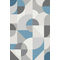 Carpet 160x230 Ezzo Vagio Shapes A655ACD Heatset P.P./Polyester