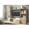 Σύνθεση 36123-HGS Φυσικός Δρυς 220x179x41 Home Furniture