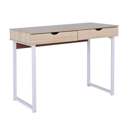 Desk Armchair/White PU