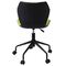 DAVID Καρέκλα Γραφείου PU Μαύρο - Υφασμα Λαχανί 48x50x78/88cm ΕΟ207,4