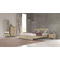 Σετ Κρεβατοκάμαρας 6τμχ (κρεβάτι για στρώμα 150x200, 2 κομοδίνα, κολώνα και ολόσωμος καθρέφτης) N1 Λάττε Μελαμίνη