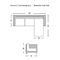 ELISA Καναπές Σαλονιού Καθιστικού Γωνία Αναστρέψιμος Ύφασμα Σκούρο Γκρι 197x133x76cm H.88cm Ε9925,1