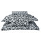 Single Sized Duvet Cover Set 160x240 Greenwich Polo Club Essential-Bedroom Collection 2107 Gray-Black Cotton