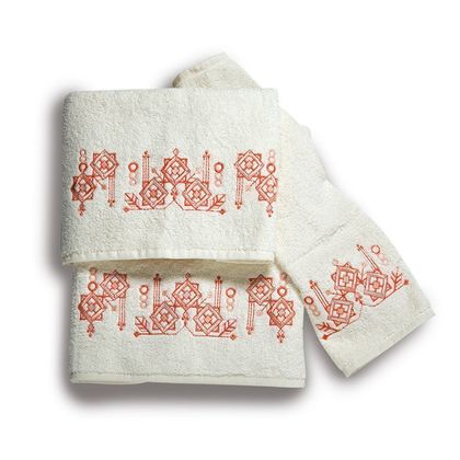 Face Towel 50x90cm Sb Home Themis/ Cream