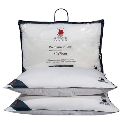 Pillow 50 x 70 Greenwich Polo Club Premium Collection 2304 White Cotton