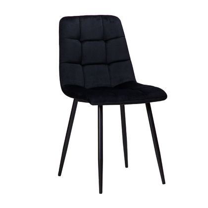 Καρέκλα Δείπνου Varossi Loris Special Μαύρο 46x54.5x89