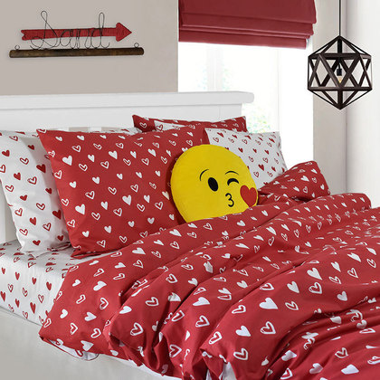 Kid's Bed Sheets Set 3pcs 170x240cm Nexttoo 3165 100% Cotton Percale 160TC 