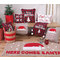 Christmas Runner 33x150cm Cotton/ Polyester NEF-NEF Christmas Collection Santa Night 029492