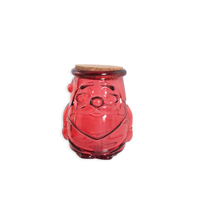 Christmas Jar 650cc Recycled Glass NEF-NEF Christmas Collection Santa Claus/ Red 029763