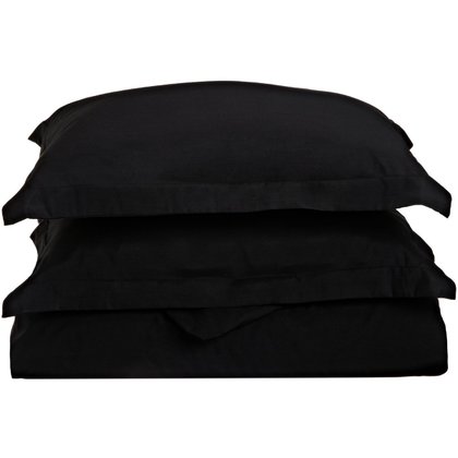 Blanket 220x240 Anna Riska Luxury Black Cotton Satin