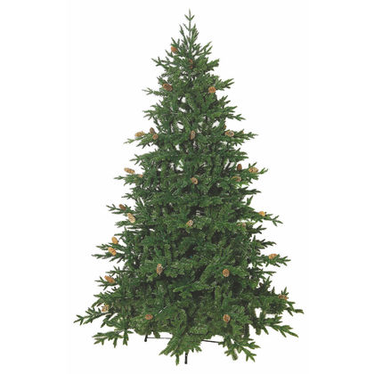 Χριστουγεννιάτικο Δέντρο Πράσινο με Μεταλλική Βάση 180cm Όλυμπος 3438